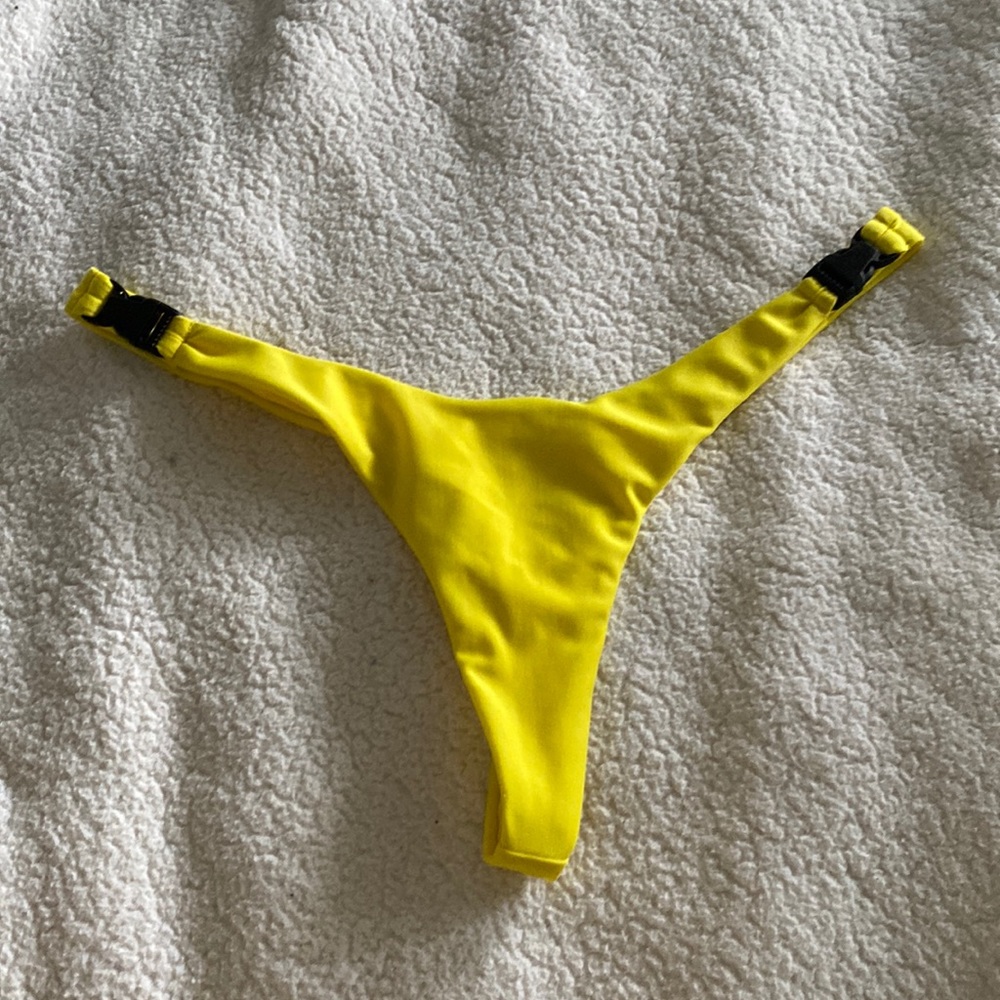 9.0 swim yellow bikini bottom
